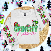 Load image into Gallery viewer, Green Guy Title Pink Bubble Faux Embroidery With Sleeve (Dropdown) DROPDOWN TRANSFER HMWK