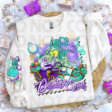 Load image into Gallery viewer, Dashing Through The Snow Character Dropdown SLEEVE OPTION DROPDOWN TRANSFER RHD NOV 25