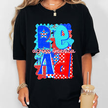 Load image into Gallery viewer, Read Stacked Across America Polka Stripes TRANSFER DWS JAN 26