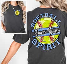 Load image into Gallery viewer, Softball Spirit With Pocket Customized DROPDOWN DTF TRANSFER BIA