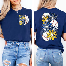 Load image into Gallery viewer, Floral Ball Baseball Team With Pocket DROPDOWN TRANSFER MMD APR