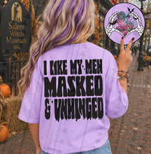 Load image into Gallery viewer, I like My Men Masked & Unhinged Halloween With Pocket DROODOWN TRANSFER KAI AUG 26