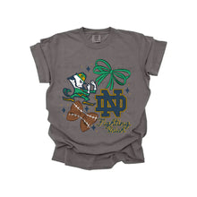 Load image into Gallery viewer, Football Bow Team DROPDOWN TRANSFER MWG JUNE 25