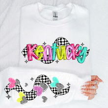 Load image into Gallery viewer, Bright Checkered States(All 50 states available) DTF TRANSFER