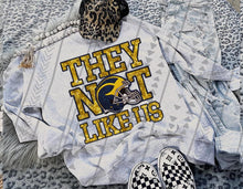 Load image into Gallery viewer, They Not Like Us Faux Embroidery Mascot DROPDOWN TRANSFER TGG 24