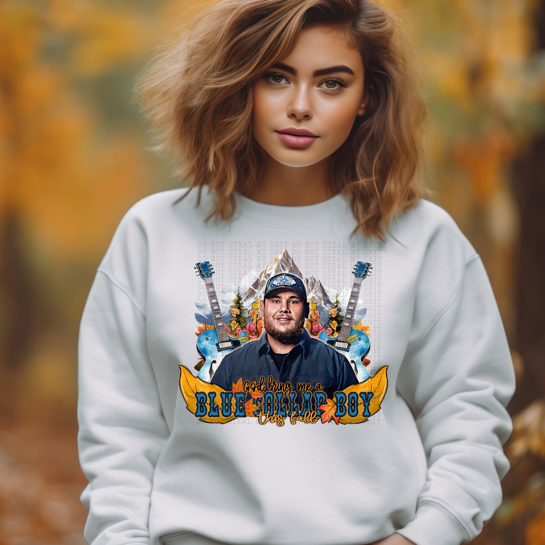 God Bring Me A Blue Collar Boy For Fall TRANSFER Sassy Sublimation