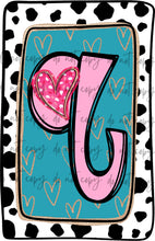 Load image into Gallery viewer, Valentines Box Letter Name CUSTOMIZED DTF Transfer