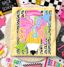 Load image into Gallery viewer, Back To School Grades Composition Stripes TRANSFER AGCM JULY 26