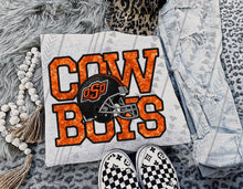 Load image into Gallery viewer, Football Team Helmet Faux Embroidery DROPDOWN TRANSFER TGG