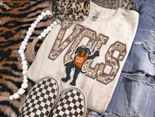 Load image into Gallery viewer, Camo Faux Embroidery Football Mascots Dropdown TRANSFER TGG SEPT 25