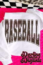 Load image into Gallery viewer, Leopard or Camo Varsity Distressed Sports DROPDOWN TRANSFER DMD FEB 26