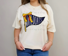 Load image into Gallery viewer, Softball Pennant Bow Dropdown TRANSFER TGG FEB