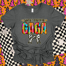 Load image into Gallery viewer, Santa’s Favorite Title Gold Glitter Brush Dalmatian TRANSFER TGG