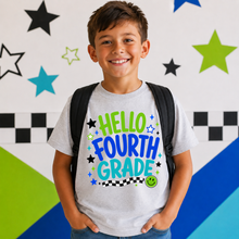 Load image into Gallery viewer, Hello Grade Green Blue Checker DROPDOWN TRANSFER PARJO JULY 26