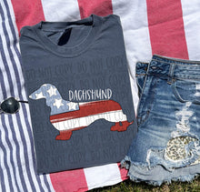 Load image into Gallery viewer, Patriotic Dog Designs White Text SWD MAY DROPDOWN TRANSFER