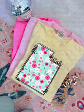Load image into Gallery viewer, Pink Floral States (all 50 states available) TRANSFER CARTER MAR 26