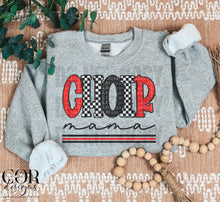 Load image into Gallery viewer, Choir Mama Checkered Color Dropdown TRANSFER MAR COR