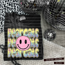 Load image into Gallery viewer, Rainbow Checker Pink Happy Stacked Mascots Dropdown TRANSFER CAP JUNE 25