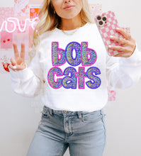Load image into Gallery viewer, Pink And Purple Glam Mascot Dropdown TRANSFER CAP