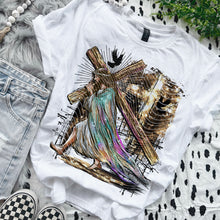 Load image into Gallery viewer, Jesus Cross Glitter TRANSFER AGCM MAR