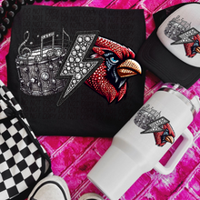 Load image into Gallery viewer, Rhinestone Band Bolt Mascot DROPDOWN TRANSFER