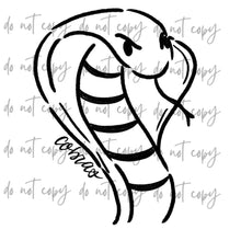 Load image into Gallery viewer, Doodle Single Color Mascots Dropdown TRANSFER