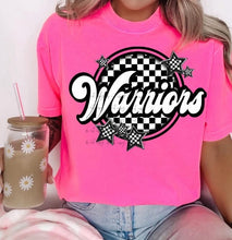 Load image into Gallery viewer, Black White Checkered Retro Star Mascot TRANSFER BIA JAN