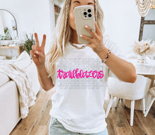 Load image into Gallery viewer, Pink Handlettering Mascot Dropdown TRANSFER CAP FEB 25
