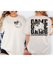 Load image into Gallery viewer, Game Day Stacked Ball Checkered Bow WITH POCKET DROPDOWN TRANSFER SCAR EXC MAY 25