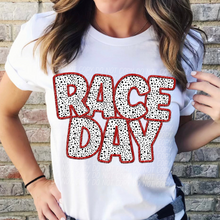 Load image into Gallery viewer, Race Day Dalmatian Colored Faux Embroidery TRANSFER CSD