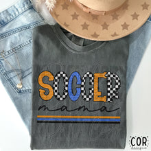 Load image into Gallery viewer, Soccer Mama Checkered Color Dropdown TRANSFER FEB COR