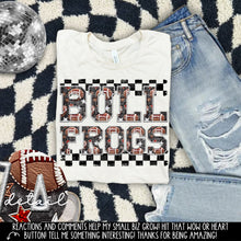 Load image into Gallery viewer, Football Faux Embroidery Checkered Mascots DROPDOWN TRANSFER CAP 24
