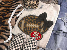 Load image into Gallery viewer, Faux Yarn Football Teams Dropdown TRANSFER TGG OCT