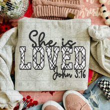Load image into Gallery viewer, Plaid Bible Verses DROPDOWN TRANSFER HMWK