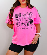 Load image into Gallery viewer, SC BW Coquette Bow Mascots Dropdown TRANSFER PHDC MAY