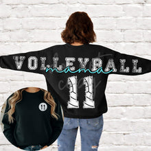 Load image into Gallery viewer, Sports Mama-Number-Pocket Design Customized DROPDOWN DTF TRANSFER PARJO
