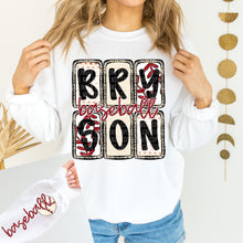 Load image into Gallery viewer, Baseball Boxes Letters Mascots With SLEEVE OPTION TRANSFER CAP JAN