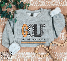 Load image into Gallery viewer, Golf Mama Checkered Color Dropdown TRANSFER MAR COR
