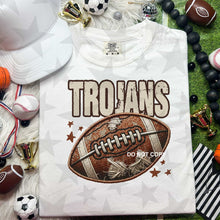 Load image into Gallery viewer, Neutral Football Faux Embroidery Mascot DROPDOWN TRANSFER HMWK 24