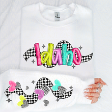 Load image into Gallery viewer, Bright Checkered States(All 50 states available) DTF TRANSFER