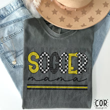 Load image into Gallery viewer, Soccer Mama Checkered Color Dropdown TRANSFER FEB COR