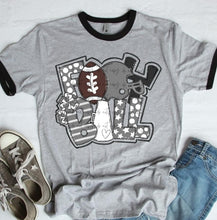 Load image into Gallery viewer, Football Word Art DROPDOWN TRANSFER