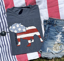 Load image into Gallery viewer, Patriotic Dog Designs Black Text SWD MAY DROPDOWN TRANSFER