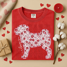 Load image into Gallery viewer, Valentine Red Floral Dog Breed Option DROPDOWN TRANSFER SWD DEC 25