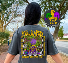 Load image into Gallery viewer, Mardi Gras Street With Crown POCKET + COLOR DROPDOWN TRANSFER AJD JAN 26