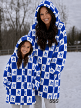 Load image into Gallery viewer, Sassy On The Go Custom Fleece Blanket Hoodie