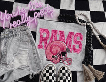 Load image into Gallery viewer, PINK Football Team Helmet Faux Embroidery DROPDOWN TRANSFER TGG