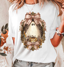 Load image into Gallery viewer, Vintage Ghost Lace Bow TRANSFER AGCM