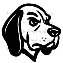 Load image into Gallery viewer, Fierce Single Color Mascots Dropdown TRANSFER