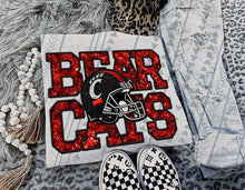 Load image into Gallery viewer, Football Team Helmet Faux Embroidery DROPDOWN TRANSFER TGG